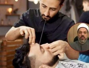 شاهد دار الإفتاء تحرم إزالة شعر الوجه بـ”الفـ,ـتلة” للرجال